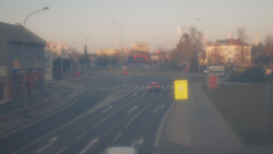 Křižovatka ulic Komenského a Velké Novosady