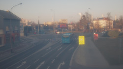 Křižovatka ulic Komenského a Velké Novosady