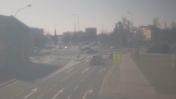 Křižovatka ulic Komenského a Velké Novosady