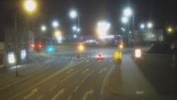 Křižovatka ulic Komenského a Velké Novosady