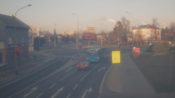 Křižovatka ulic Komenského a Velké Novosady