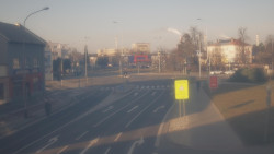 Křižovatka ulic Komenského a Velké Novosady