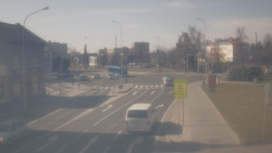 Křižovatka ulic Komenského a Velké Novosady