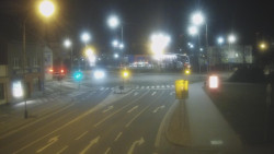 Křižovatka ulic Komenského a Velké Novosady