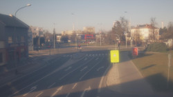 Křižovatka ulic Komenského a Velké Novosady