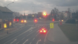 Křižovatka ulic Komenského a Velké Novosady