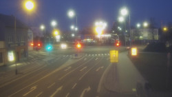 Křižovatka ulic Komenského a Velké Novosady