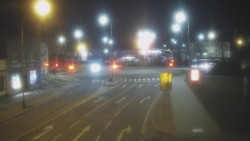 Křižovatka ulic Komenského a Velké Novosady