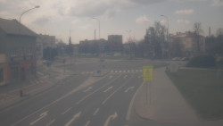 Křižovatka ulic Komenského a Velké Novosady