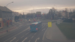 Křižovatka ulic Komenského a Velké Novosady