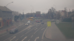 Křižovatka ulic Komenského a Velké Novosady