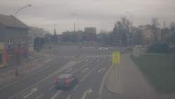 Křižovatka ulic Komenského a Velké Novosady