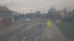 Křižovatka ulic Komenského a Velké Novosady