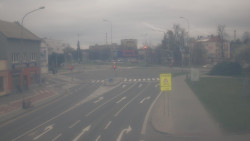 Křižovatka ulic Komenského a Velké Novosady