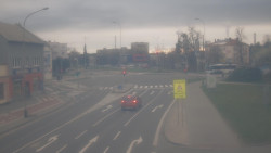 Křižovatka ulic Komenského a Velké Novosady