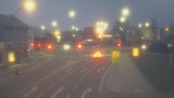 Křižovatka ulic Komenského a Velké Novosady