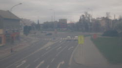 Křižovatka ulic Komenského a Velké Novosady