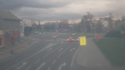 Křižovatka ulic Komenského a Velké Novosady