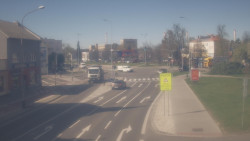 Křižovatka ulic Komenského a Velké Novosady