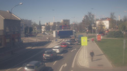 Křižovatka ulic Komenského a Velké Novosady