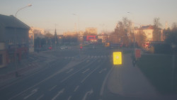 Křižovatka ulic Komenského a Velké Novosady