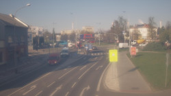 Křižovatka ulic Komenského a Velké Novosady