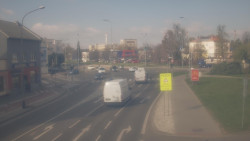 Křižovatka ulic Komenského a Velké Novosady