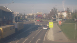 Křižovatka ulic Komenského a Velké Novosady