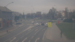 Křižovatka ulic Komenského a Velké Novosady