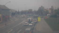 Křižovatka ulic Komenského a Velké Novosady