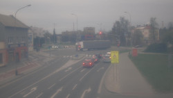 Křižovatka ulic Komenského a Velké Novosady