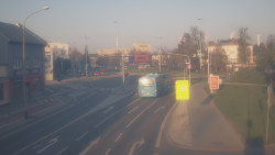 Křižovatka ulic Komenského a Velké Novosady