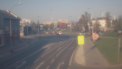 Křižovatka ulic Komenského a Velké Novosady