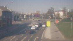 Křižovatka ulic Komenského a Velké Novosady