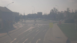 Křižovatka ulic Komenského a Velké Novosady