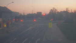 Křižovatka ulic Komenského a Velké Novosady