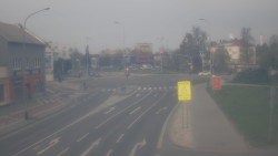 Křižovatka ulic Komenského a Velké Novosady