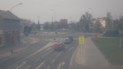 Křižovatka ulic Komenského a Velké Novosady