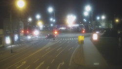 Křižovatka ulic Komenského a Velké Novosady