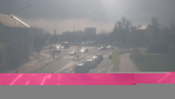 Křižovatka ulic Komenského a Velké Novosady