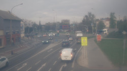 Křižovatka ulic Komenského a Velké Novosady