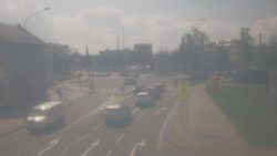 Křižovatka ulic Komenského a Velké Novosady