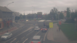 Křižovatka ulic Komenského a Velké Novosady