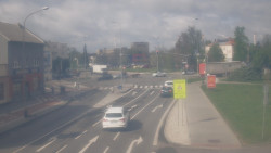 Křižovatka ulic Komenského a Velké Novosady