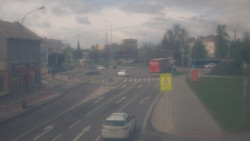 Křižovatka ulic Komenského a Velké Novosady