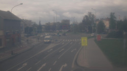 Křižovatka ulic Komenského a Velké Novosady