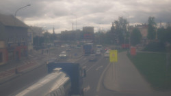 Křižovatka ulic Komenského a Velké Novosady