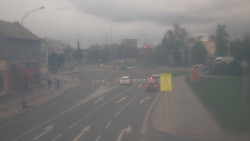 Křižovatka ulic Komenského a Velké Novosady