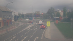 Křižovatka ulic Komenského a Velké Novosady