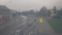 Křižovatka ulic Komenského a Velké Novosady